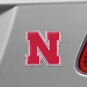 Nebraska Cornhuskers Heavy Duty Aluminum Embossed Color Emblem