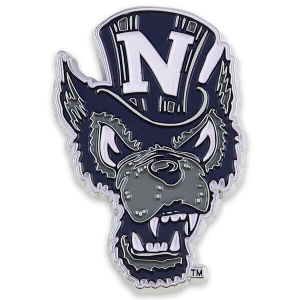 Nevada Wolfpack 3D Color Metal Emblem 1