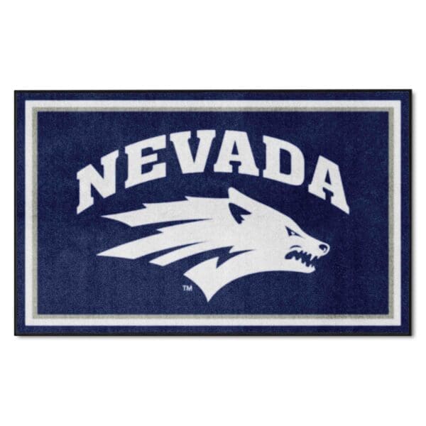 Nevada Wolfpack 4ft. x 6ft. Plush Area Rug 1 scaled