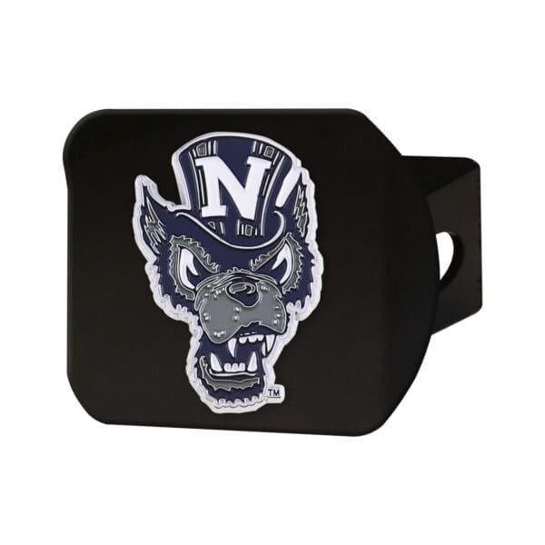 Nevada Wolfpack Black Metal Hitch Cover 3D Color Emblem 1