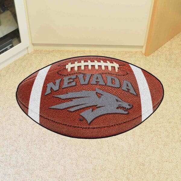 Nevada Wolfpack Football Rug - 20.5in. x 32.5in.