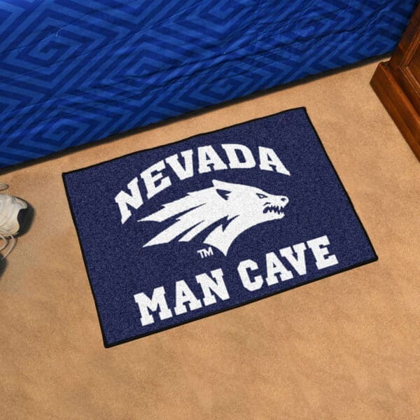 Nevada Wolfpack Man Cave Starter Mat Accent Rug - 19in. x 30in.