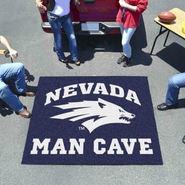 Nevada Wolfpack Man Cave Tailgater Rug - 5ft. x 6ft.