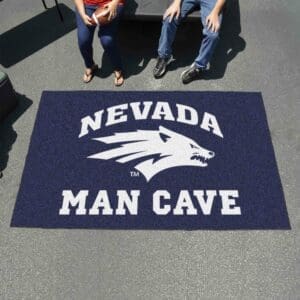 Nevada Wolfpack Man Cave Ulti-Mat Rug - 5ft. x 8ft.