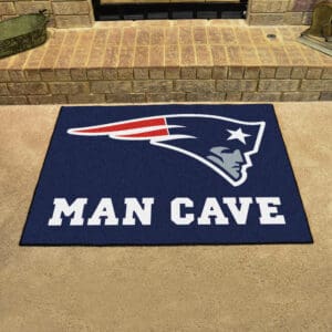 New England Patriots Man Cave All-Star Rug - 34 in. x 42.5 in.