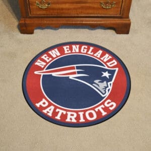 New England Patriots Roundel Rug - 27in. Diameter