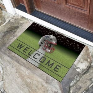 New England Patriots Rubber Door Mat - 18in. x 30in.