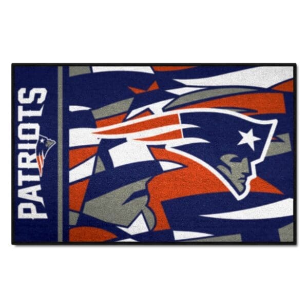 New England Patriots Starter Mat XFIT Design 19in x 30in Accent Rug 1 scaled