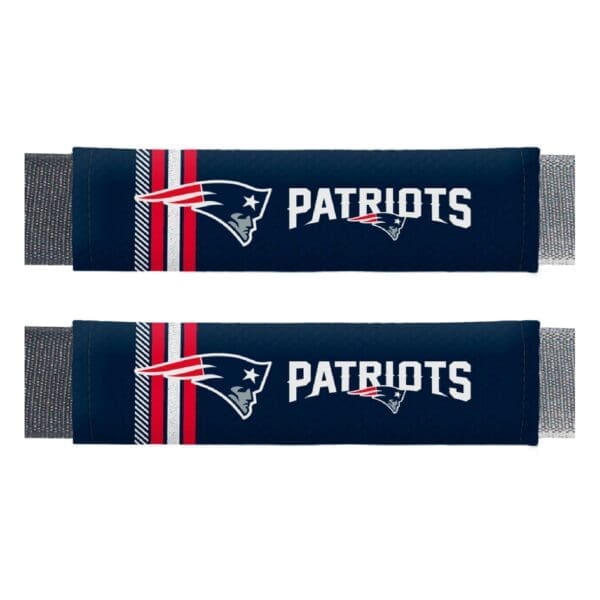 New England Patriots Team Color Rally Seatbelt Pad 2 Pieces 1 scaled