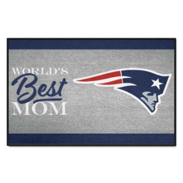 New England Patriots Worlds Best Mom Starter Mat Accent Rug 19in. x 30in 1 scaled