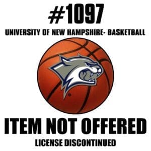 New Hampshire Wildcats Basketball Rug - 27in. Diameter