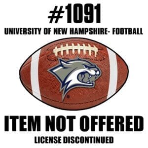 New Hampshire Wildcats Football Rug - 20.5in. x 32.5in.
