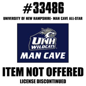 New Hampshire Wildcats Man Cave All-Star Rug - 34 in. x 42.5 in.