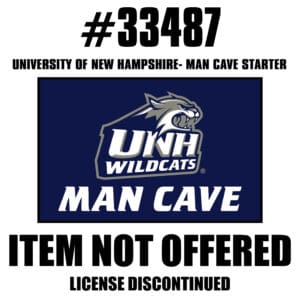 New Hampshire Wildcats Man Cave Starter Mat Accent Rug - 19in. x 30in.