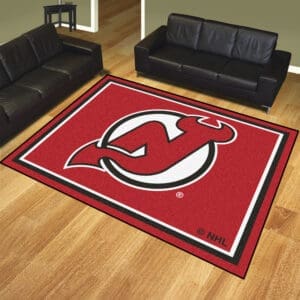 New Jersey Devils 8ft. x 10 ft. Plush Area Rug-17519
