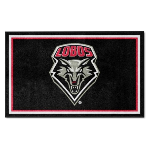 New Mexico Lobos 4ft. x 6ft. Plush Area Rug 1 scaled