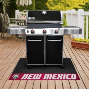 New Mexico Lobos Vinyl Grill Mat - 26in. x 42in.