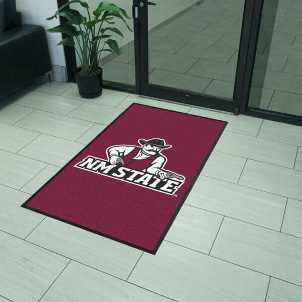 New Mexico State 3X5 High-Traffic Mat with Durable Rubber Backing - Portrait Orientation