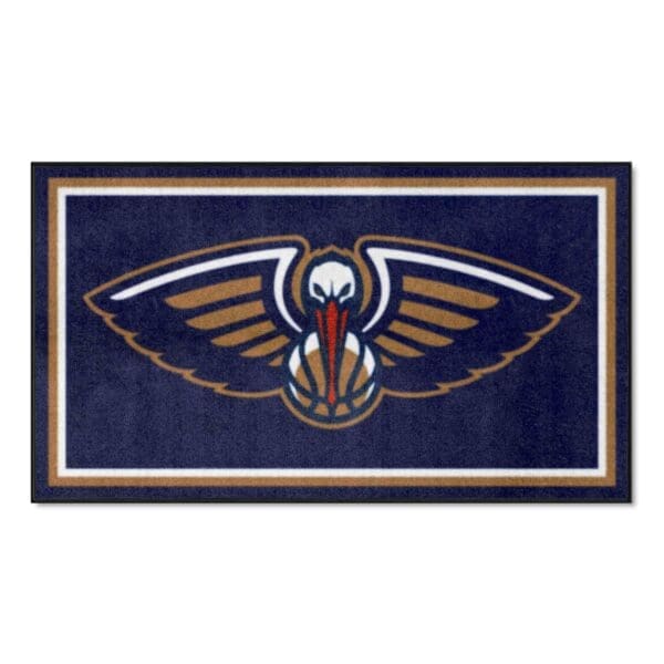 New Orleans Pelicans 3ft. x 5ft. Plush Area Rug 19845 1 scaled