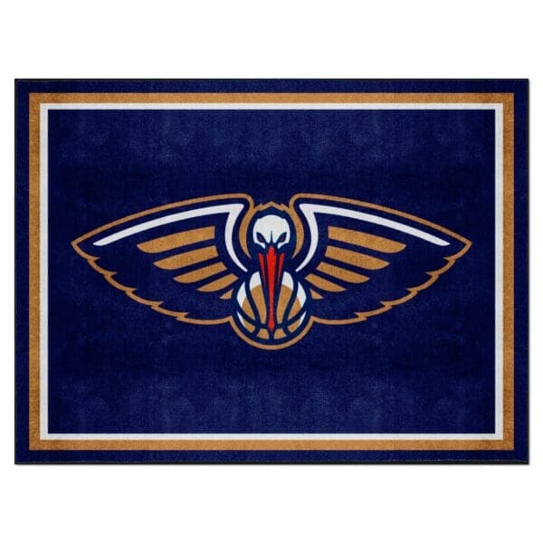 New Orleans Pelicans 8ft. x 10 ft. Plush Area Rug 17460 1 scaled