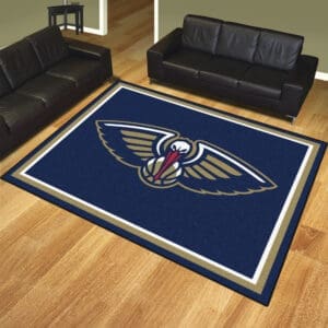 New Orleans Pelicans 8ft. x 10 ft. Plush Area Rug-17460