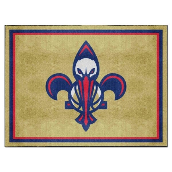 New Orleans Pelicans 8ft. x 10 ft. Plush Area Rug 37029 1 scaled