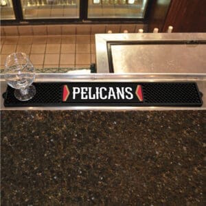 New Orleans Pelicans Bar Drink Mat - 3.25in. x 24in.-28602