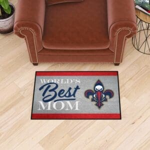 New Orleans Pelicans World's Best Mom Starter Mat Accent Rug - 19in. x 30in.-34187