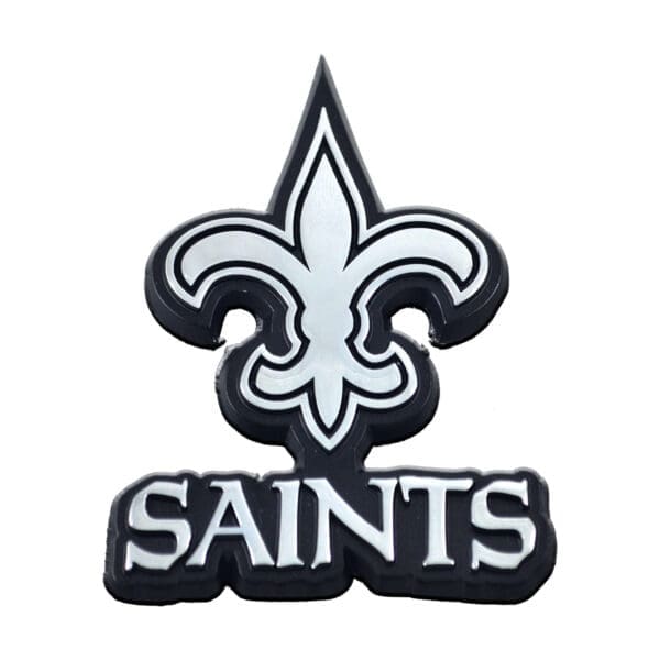 New Orleans Saints 3D Chrome Metal Emblem 1