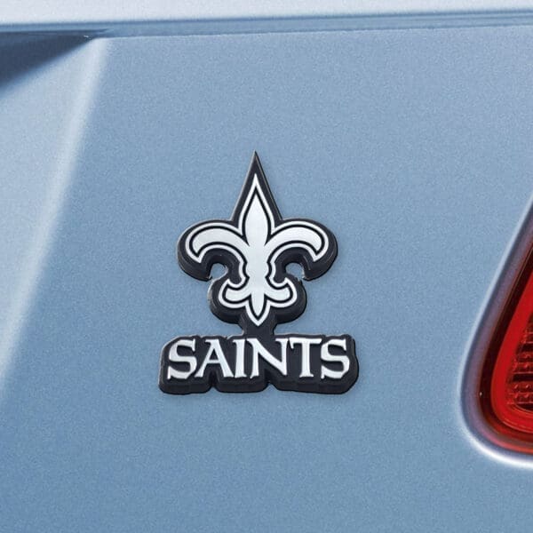 New Orleans Saints 3D Chrome Metal Emblem
