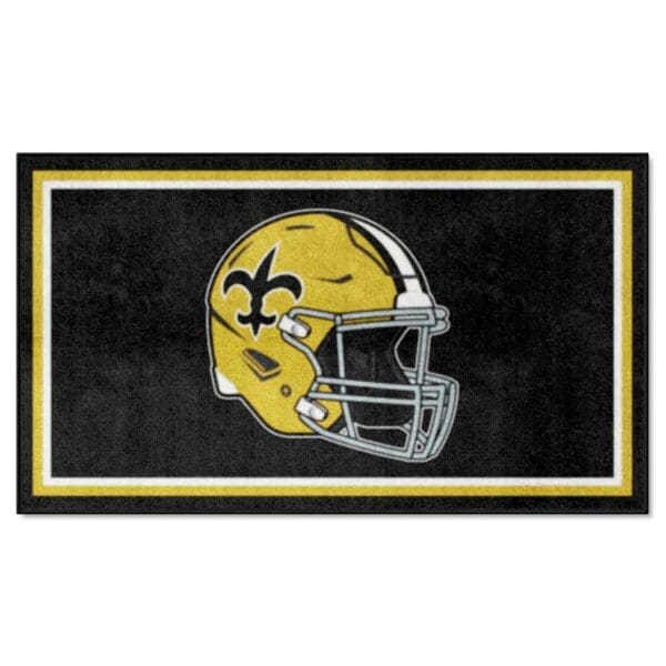 New Orleans Saints 3ft. x 5ft. Plush Area Rug 1 1 scaled