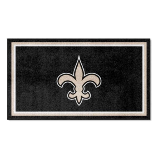 New Orleans Saints 3ft. x 5ft. Plush Area Rug 1 scaled