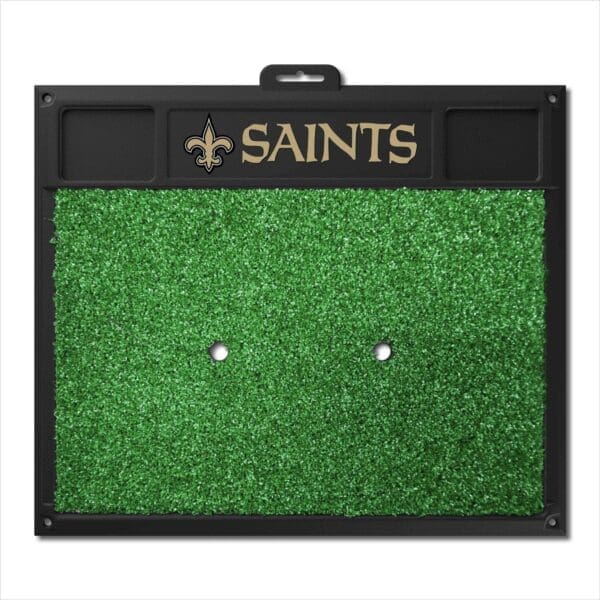 New Orleans Saints Golf Hitting Mat 1 scaled