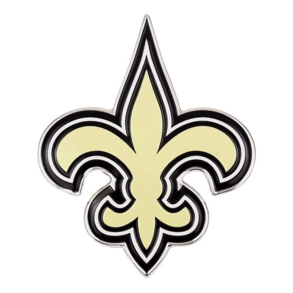 New Orleans Saints Heavy Duty Aluminum Embossed Color Emblem 1
