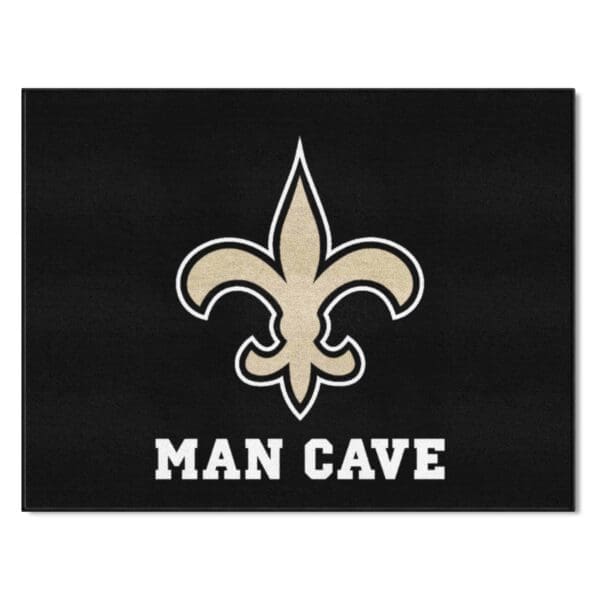 New Orleans Saints Man Cave All Star Rug 34 in. x 42.5 in 1 scaled
