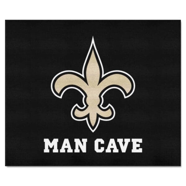 New Orleans Saints Man Cave Tailgater Rug 5ft. x 6ft 1 scaled