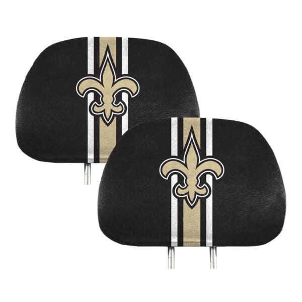 New Orleans Saints Printed Head Rest Cover Set 2 Pieces 1 scaled