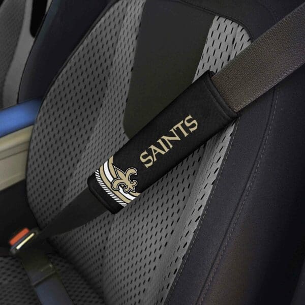New Orleans Saints Team Color Rally Seatbelt Pad - 2 Pieces