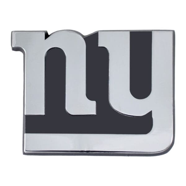 New York Giants 3D Chrome Metal Emblem 1