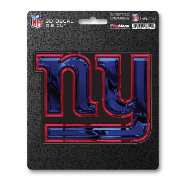 New York Giants 3D Decal Sticker 1