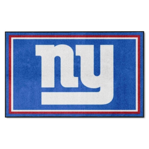 New York Giants 4ft. x 6ft. Plush Area Rug 1 1 scaled