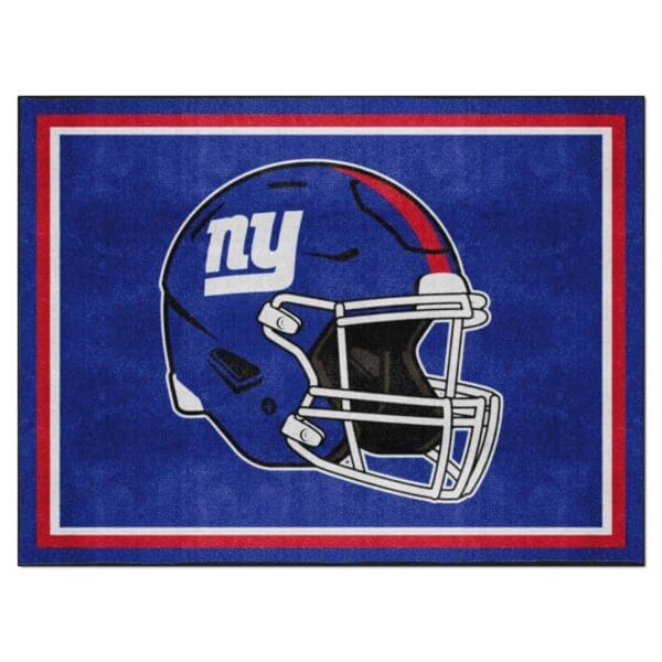 New York Giants 8ft. x 10 ft. Plush Area Rug 1 1 scaled