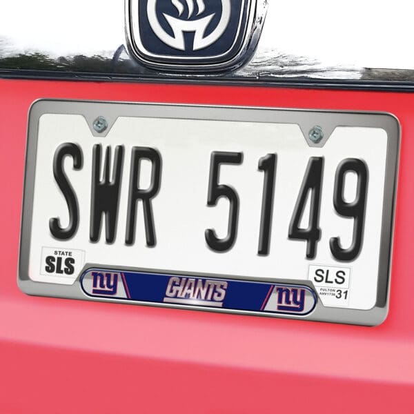New York Giants Embossed License Plate Frame