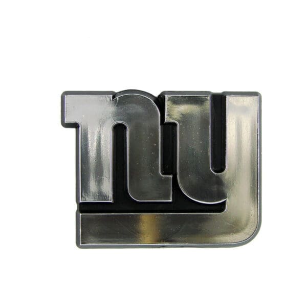 New York Giants Molded Chrome Plastic Emblem 1