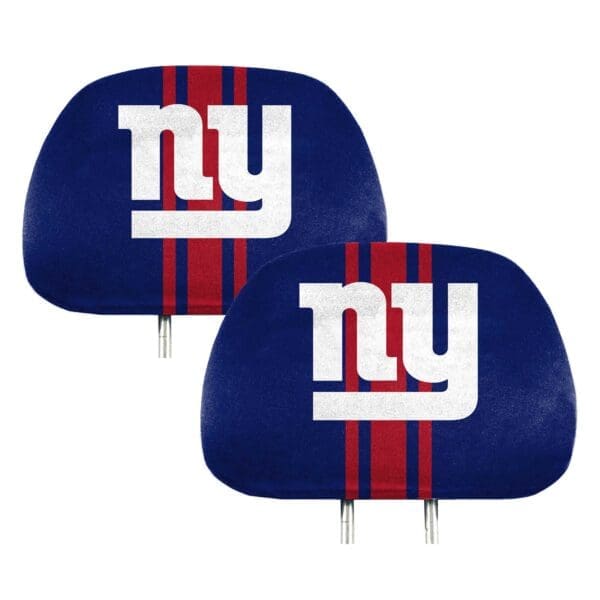 New York Giants Printed Head Rest Cover Set 2 Pieces 1 scaled