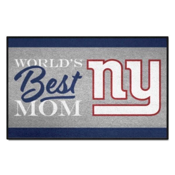 New York Giants Worlds Best Mom Starter Mat Accent Rug 19in. x 30in 1 scaled
