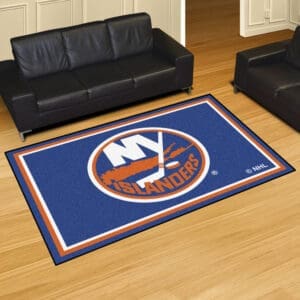 New York Islanders 5ft. x 8 ft. Plush Area Rug-10468