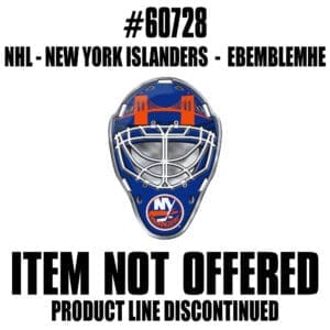 New York Islanders Heavy Duty Aluminium Helmet Emblem-60728