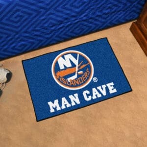 New York Islanders Man Cave Starter Mat Accent Rug - 19in. x 30in.-14458