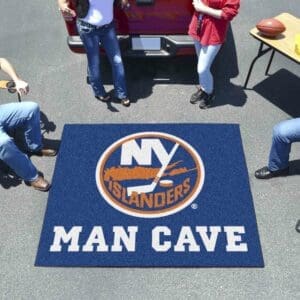 New York Islanders Man Cave Tailgater Rug - 5ft. x 6ft.-14460